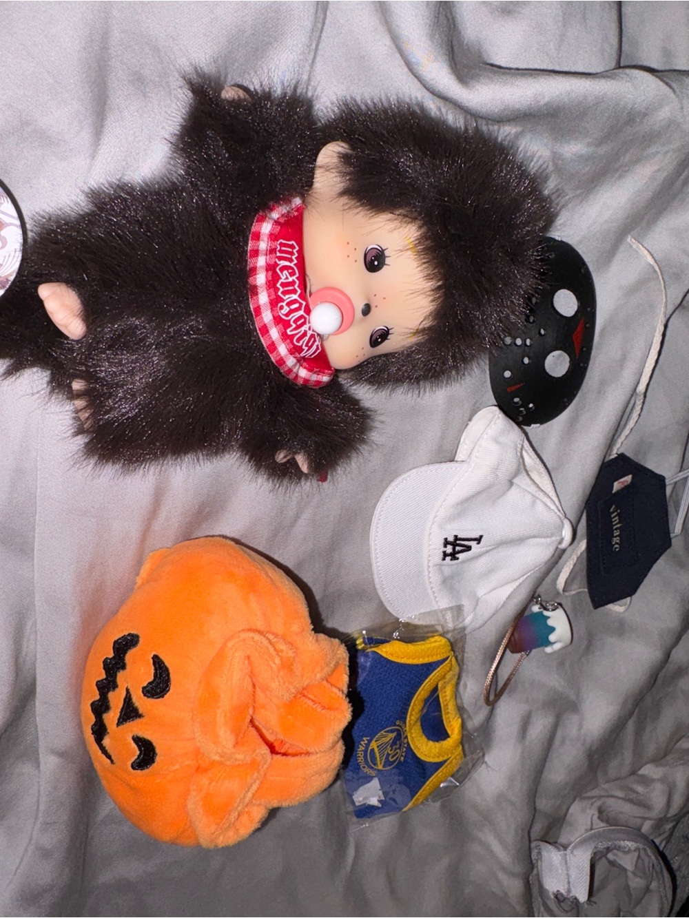 New make Monchichi with tags and clothes